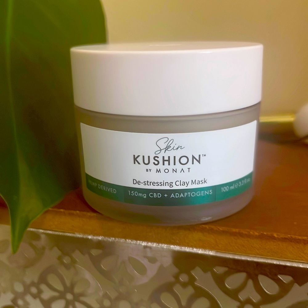 skin kushion clay De-stressing clay mask